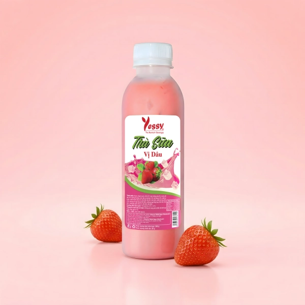 Trà Sữa Vị Dâu 